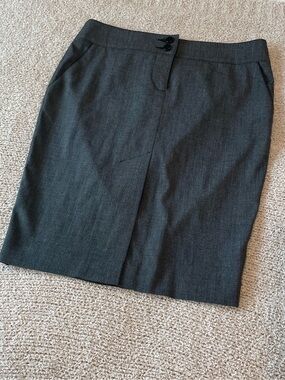 bebe Dark Gray Pencil Skirt - size 4